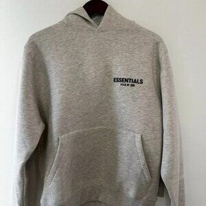 Essentials Fear of God Dark Oatmeal Hoodie